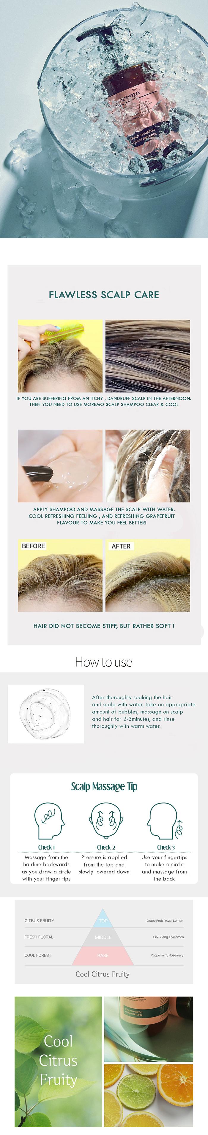 Scalp Shampoo Clear and Cool 500ml