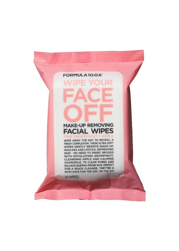 Wipe Your Face Off - Makeup Facial Wipes Pink Grapefruit + Apple