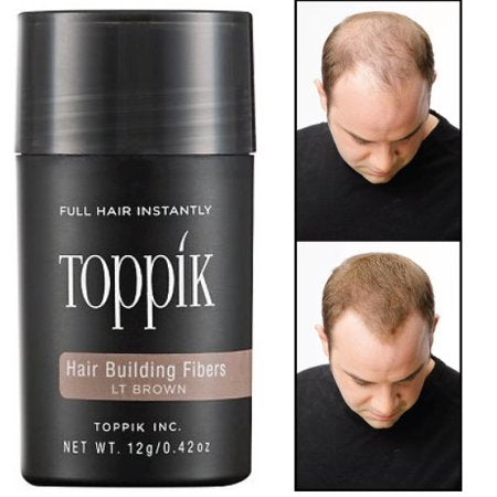 Hair Building Fibers - Light Brown 12gm