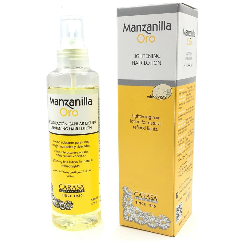 Manzanilla Oro Lightening Hair Lotion Spray 180ml