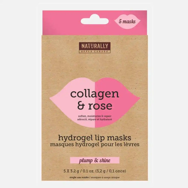 Hydrogel Lip Masks- Collagen and Rose 5 Masks